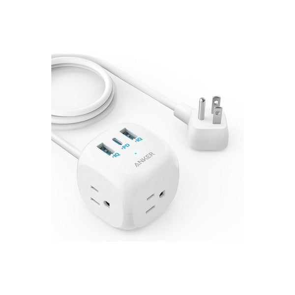 Anker 20W USB C Power Strip, with 3 Outlets and USB C Charging