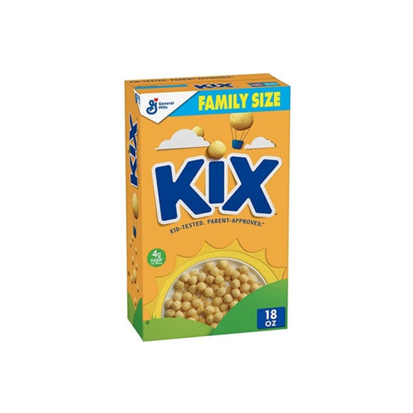 Kix Crispy Corn Puffs Whole Grain Breakfast Cereal, 18 oz.
