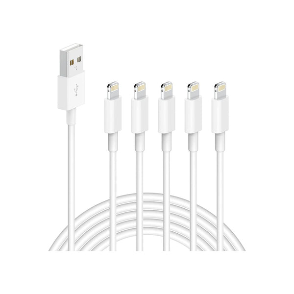 5-Pack Fast Charging Lightning Cable