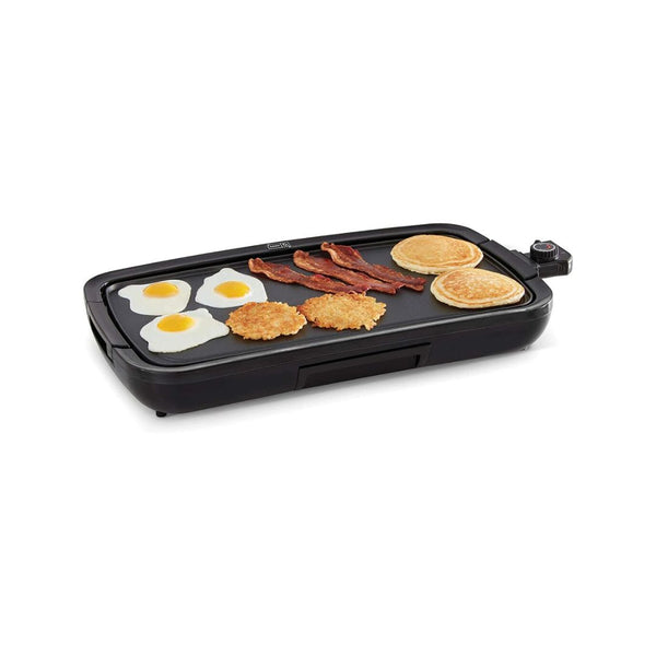 Electric Griddle with Dishwasher Safe Removable Nonstick Cooking Plate