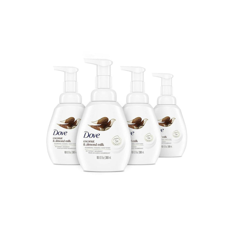 4 Bottles of Dove Nourishing Foaming Hand Wash