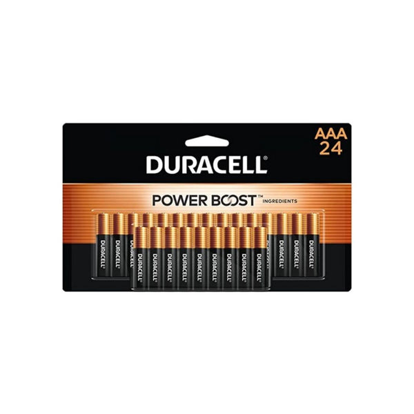 24-Pack Duracell Coppertop AAA Batteries with Power Boost Ingredients