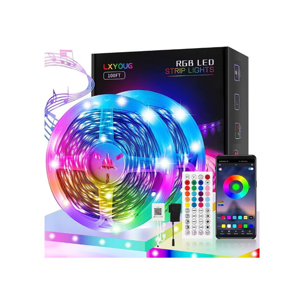100ft Led Lights With APP Control Music Sync Color Changing