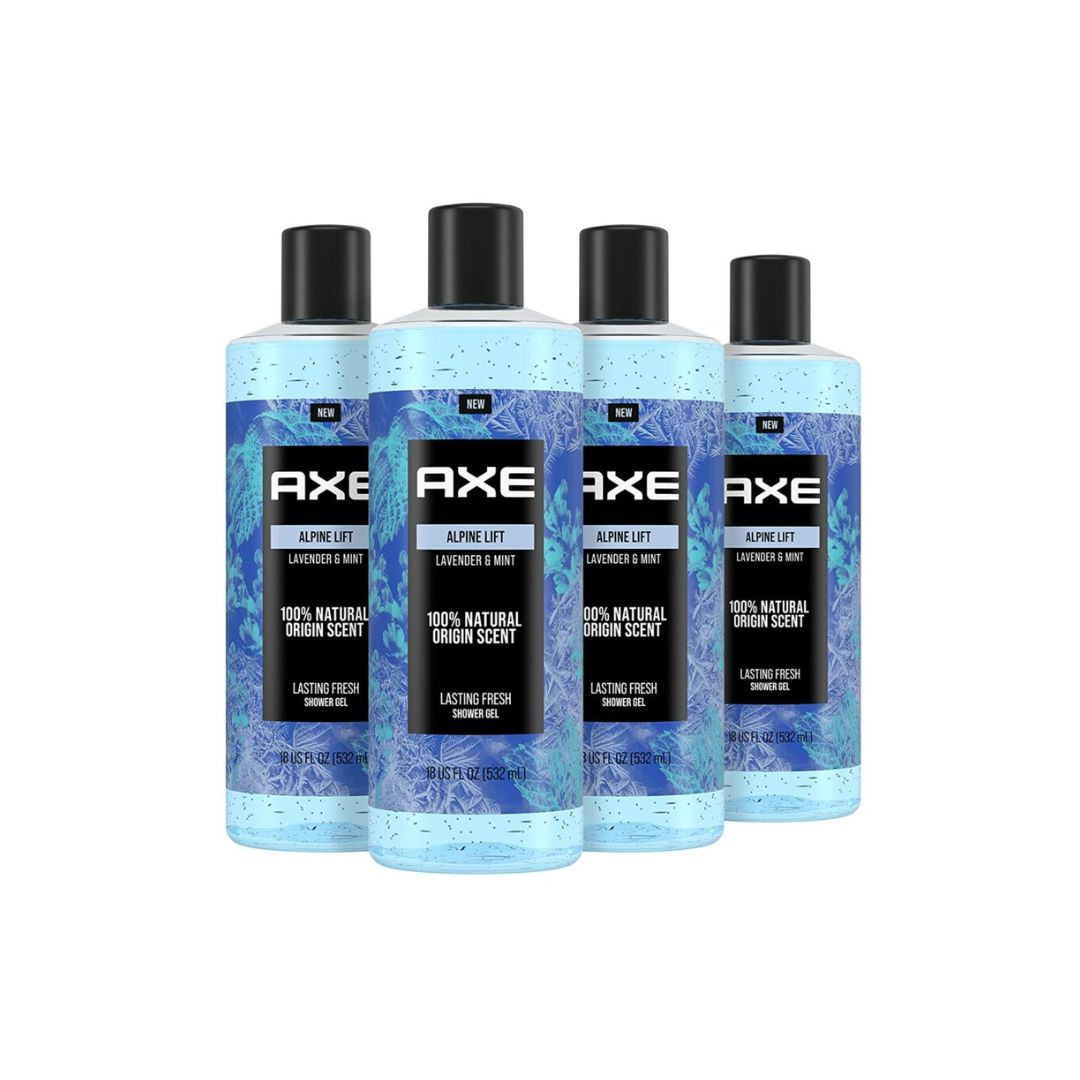 4 Bottles of AXE Body Wash For Men Alpine Lift simplexdeals