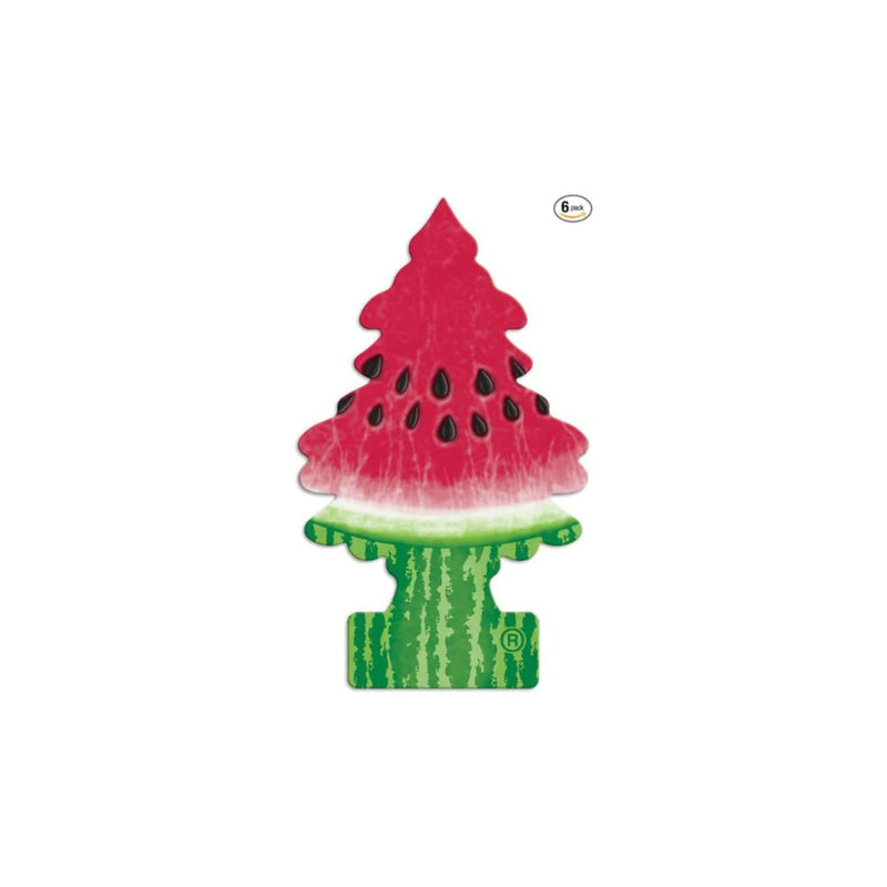 4 Packs of Little 6 Trees Hanging Tree Car Air Fresheners, Watermelon