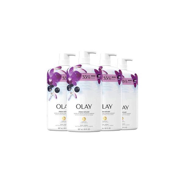 4-Count 30-Oz Olay Fresh Outlast Body Wash