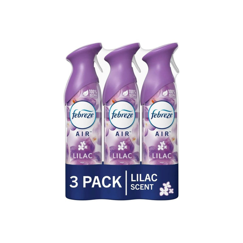 3-Pack Febreze Air Effects Odor-Fighting Air Freshener Lilac