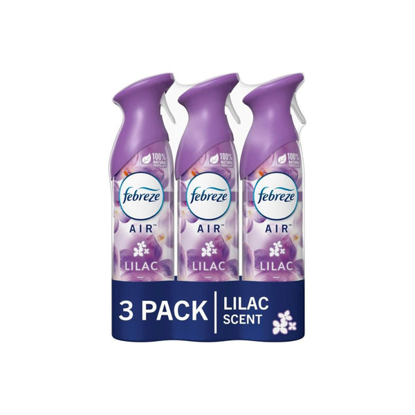 3-Pack Febreze Air Effects Odor-Fighting Air Freshener Lilac