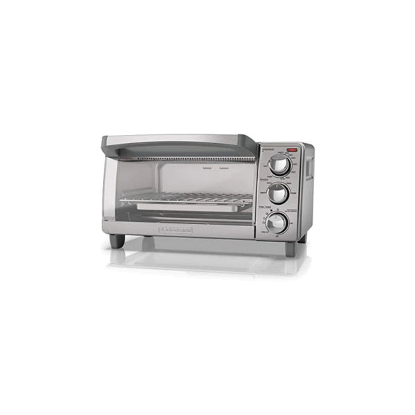 BLACK+DECKER Stainless Steel 4-Slice Toaster Oven