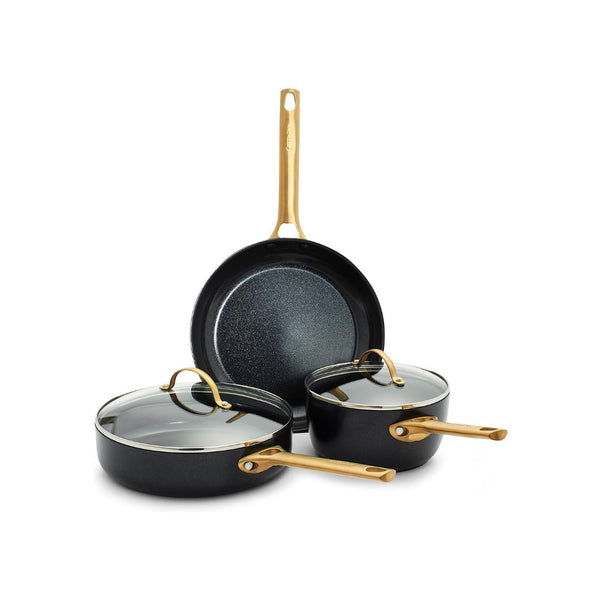 5 Piece GreenPan Reserve Hard Anodized Healthy Ceramic Nonstick