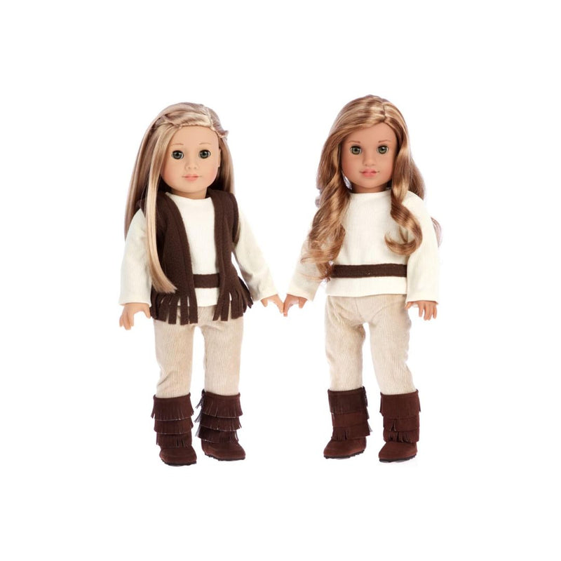 4 Piece Outfit - Clothes Fits 18 Inch Doll (Doll Not Included)