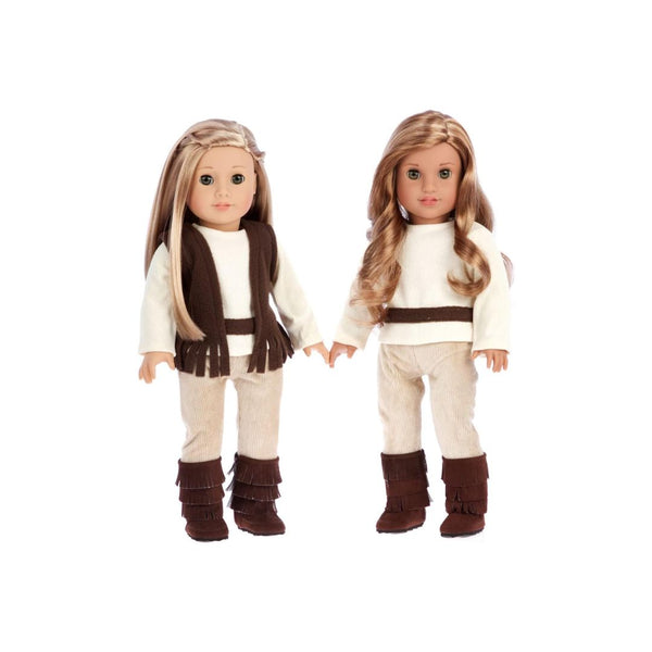 4 Piece Outfit - Clothes Fits 18 Inch Doll (Doll Not Included)
