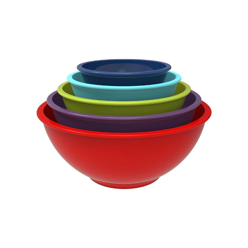 5 Pcs Zak Designs Mixing Bowl Set