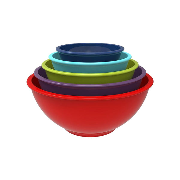 5 Pcs Zak Designs Mixing Bowl Set
