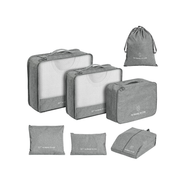 7 Piece Packing Cubes For Suitcases