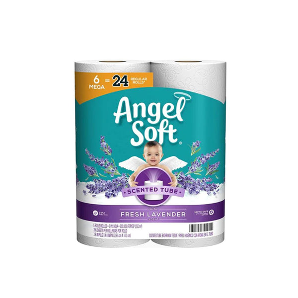6-Count Angel Soft Mega Roll Toilet Paper