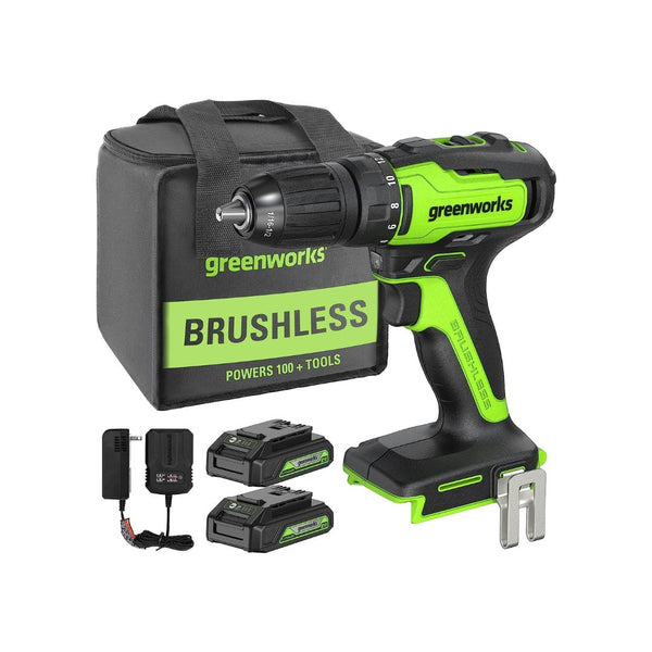 Greenworks 24V Brushless Cordless 1/2-Inch Drill / Driver
