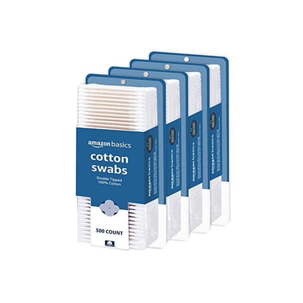500 Amazon Basics Cotton Swabs