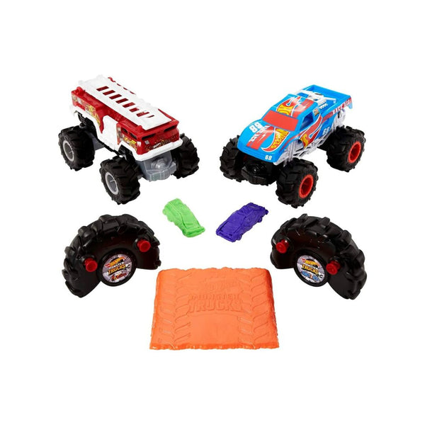 Hot Wheels 2-Pack Remote Control Monster Trucks