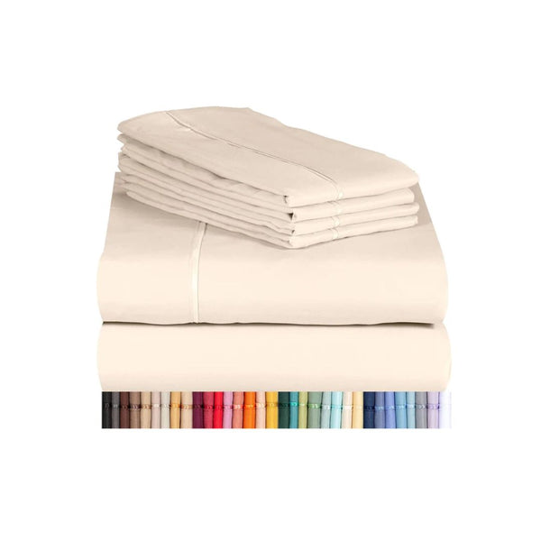 Hotel Bedding Silky Soft 6 Piece Sheet Set (5 Colors)