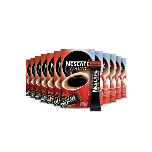 84 Packets Of Nescafe Clasico Dark Roast Instant Coffee – simplexdeals