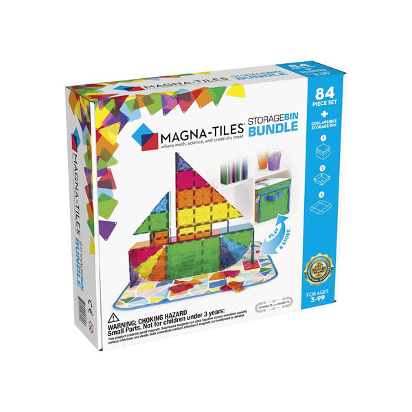 Magna Tiles 84-Piece Storage Bin Bundle Via Amazon