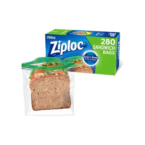 280-Count Ziploc Sandwich Bags via Amazon