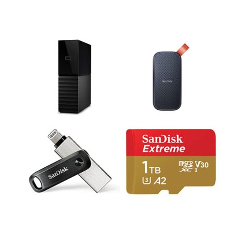 Save on Western Drives & SanDisk Memory Via Amazon