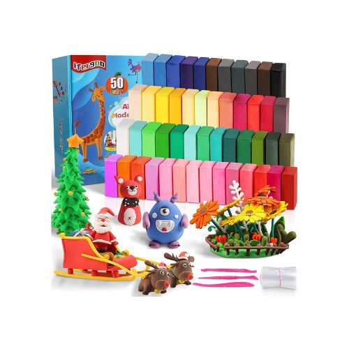 Modeling Clay, 50 Colors Air Dry Clay