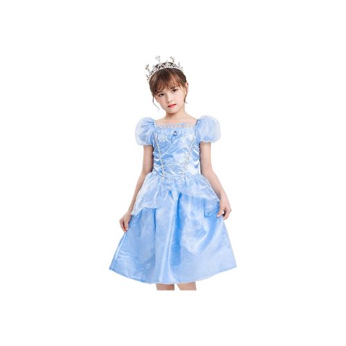 HAWEE Girls Princess Dress Up Costumes Halloween Birthday Party Dress Cosplay Dress With Accessories