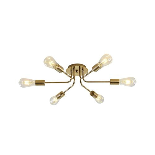 6 Lights Sputnik Chandelier