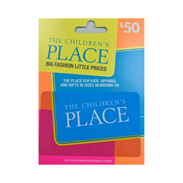 $50 The Children’s Place Gift Card Via Amazon