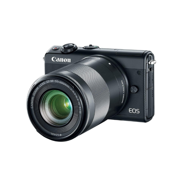 Canon EOS M100 Camera w/ 15-45mm Lens & 55-200mm Lens - WiFi, Bluetooth & NFC Via Amazon