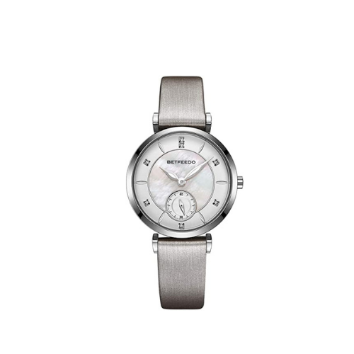  Women's Leather and Steel Quartz Wrist Watch
Via Amazon