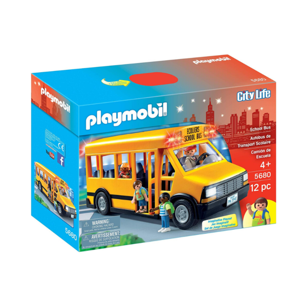 PLAYMOBIL School Bus Via Amazon