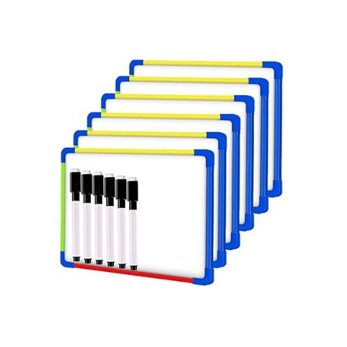 6-Pack Small Magnetic Double-Sided Whiteboards Via Amazon