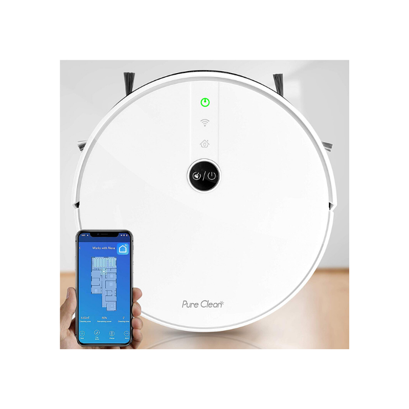 Pure Clean Robotic Vacuum Cleaner via Walmart