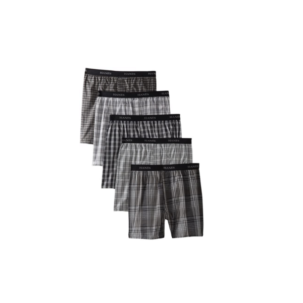 5 Hanes Ultimate Men’s Tagless Boxers Via Amazon