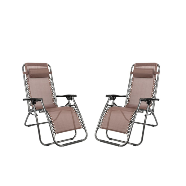 Set of 2 Zero Gravity Lounge Chair Recliners (3 Colors) Via Walmart