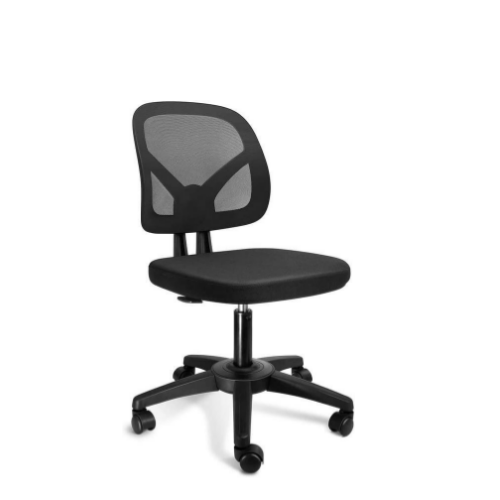 Armless Mesh Office Comfortable Chair Via Amazon