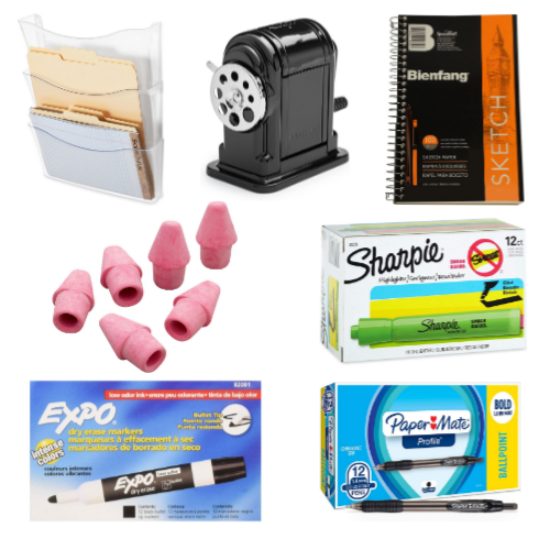 Save $10 when spending $25 or more on Sharpie, Expo School Supplies and more Via Amazon
