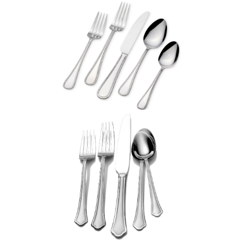 International Silver Stainless Steel 51-Pc Set, Service for 8 (2 Styles) + Free Shipping Via Macy's