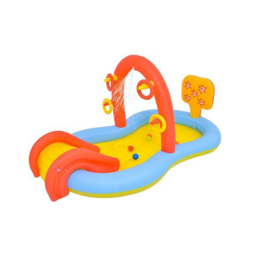 Inflatable Swimming Pool for Kids, Sliding Play Pool + Sprinkler Water Toys, Via Amazon