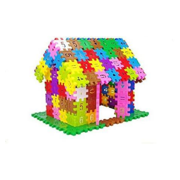 100 Pcs Building Blocks, Retro Square Digital Educational Toys Via Amazon
