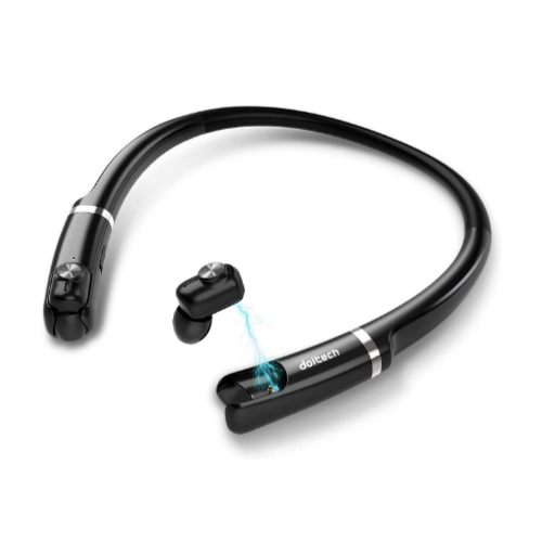 True Wireless Earbuds with Charging Neckband Via Amazon