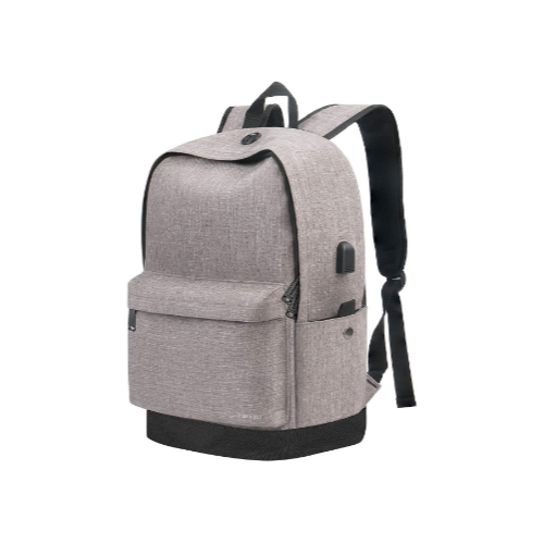 Large School Backpack for Travel with USB Charger Port Via Amazon