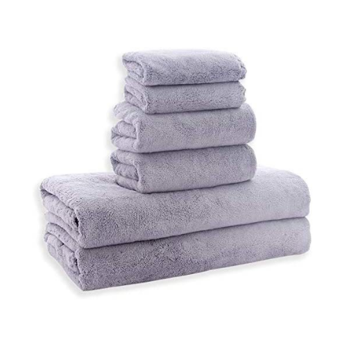 6 Pieces Towel Set Via Amazon