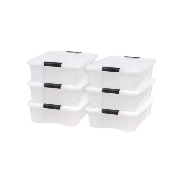 6 IRIS Stack & Pull Boxes Via Amazon