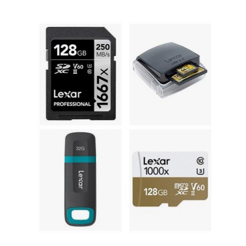 Up to 40% off Lexar USB and SD Cards Via Amazon