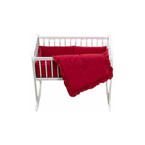 Baby Doll Bedding Solid Cradle Set Via Amazon